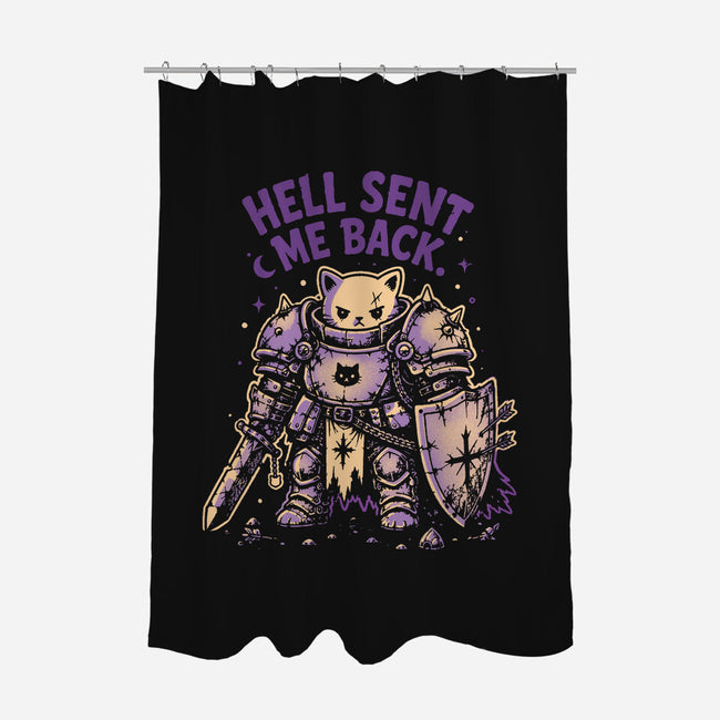 Hell Sent Me Back-None-Polyester-Shower Curtain-Diego Gurgell