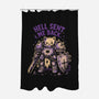 Hell Sent Me Back-None-Polyester-Shower Curtain-Diego Gurgell