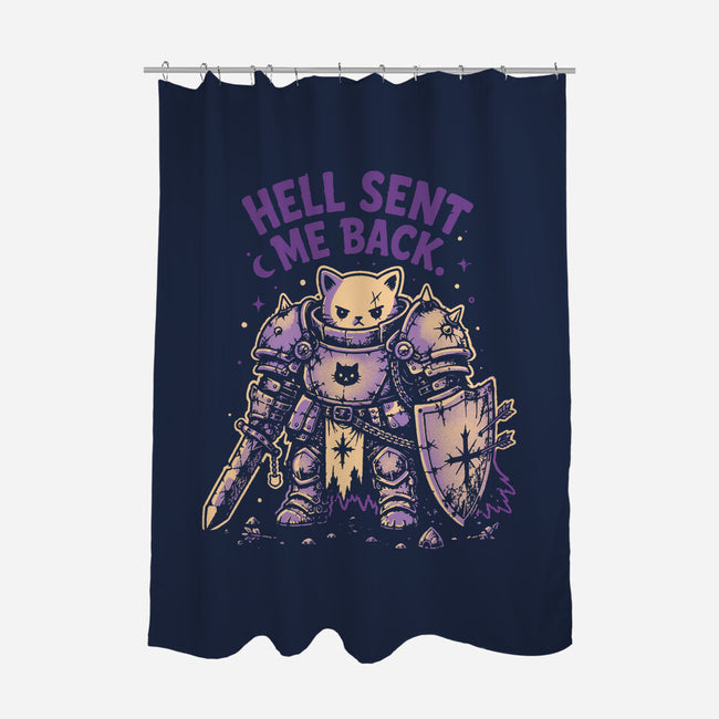 Hell Sent Me Back-None-Polyester-Shower Curtain-Diego Gurgell