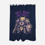 Hell Sent Me Back-None-Polyester-Shower Curtain-Diego Gurgell