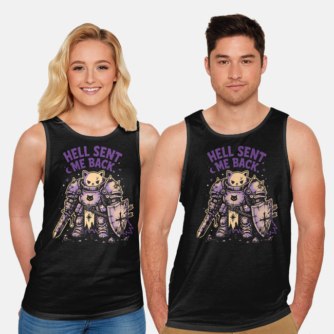 Hell Sent Me Back-Unisex-Basic-Tank-Diego Gurgell