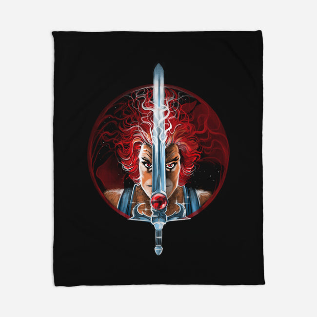 Sword Of Omens-None-Fleece-Blanket-zascanauta
