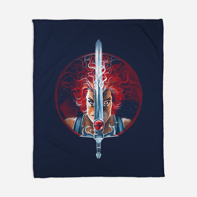 Sword Of Omens-None-Fleece-Blanket-zascanauta