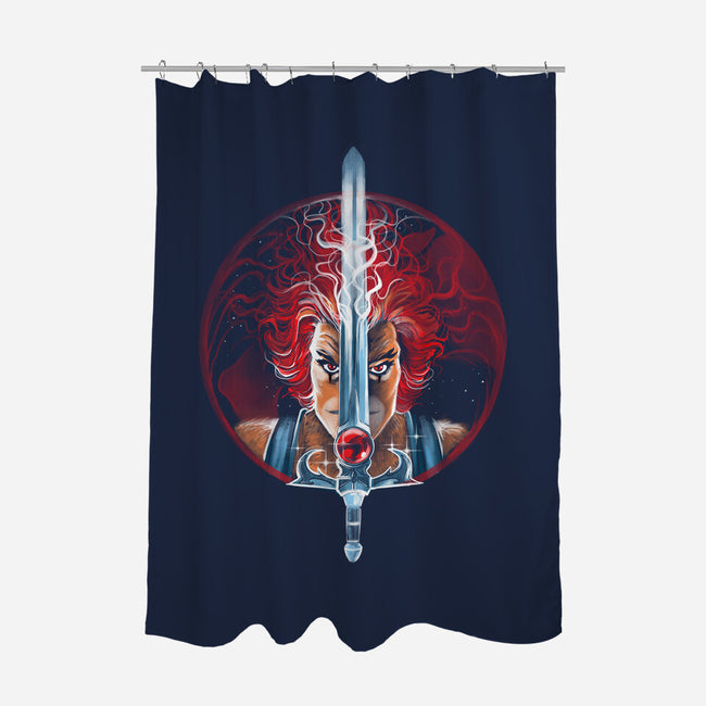 Sword Of Omens-None-Polyester-Shower Curtain-zascanauta