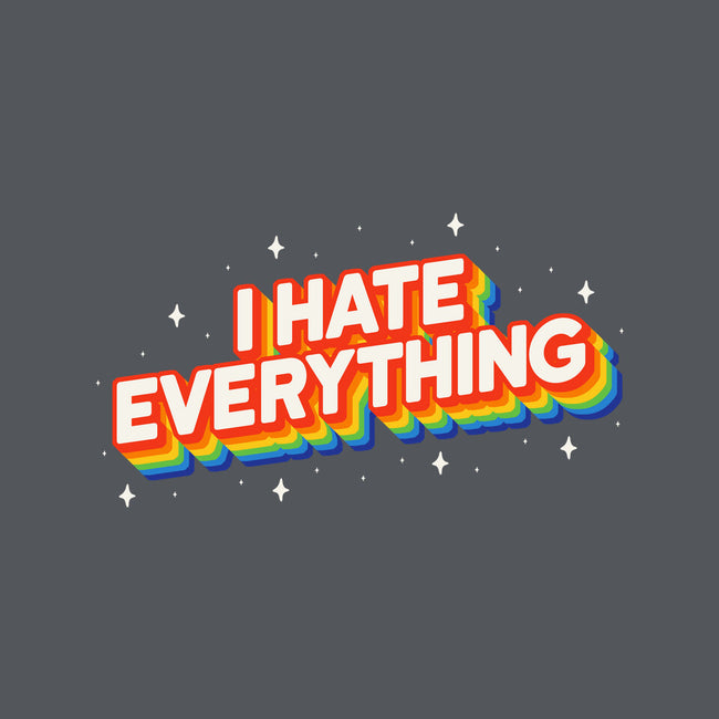 I Hate Everything Rainbow-Unisex-Basic-Tee-Melonseta