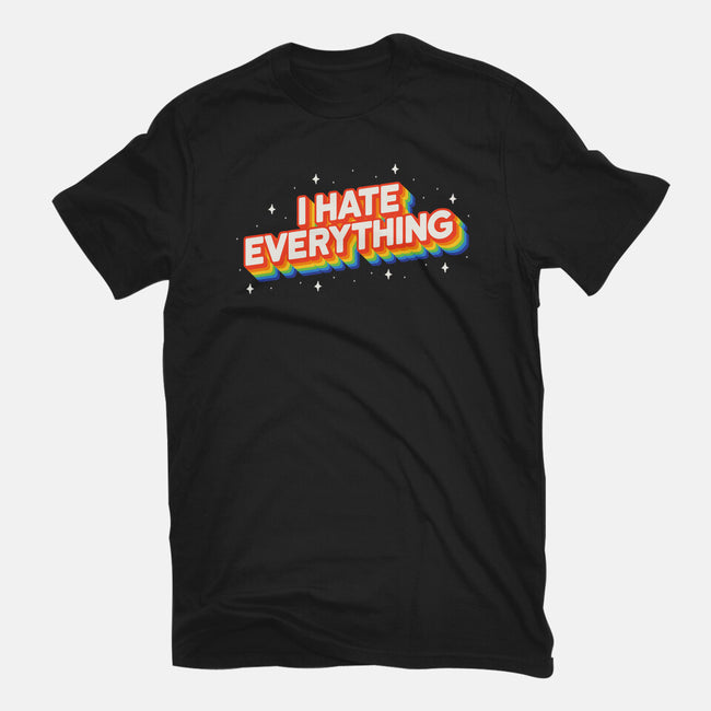 I Hate Everything Rainbow-Mens-Heavyweight-Tee-Melonseta