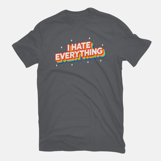 I Hate Everything Rainbow-Mens-Basic-Tee-Melonseta