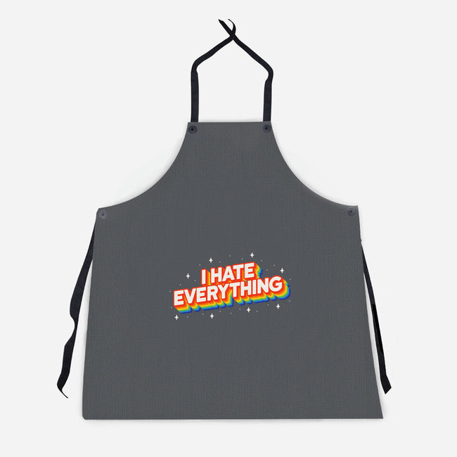 I Hate Everything Rainbow-Unisex-Kitchen-Apron-Melonseta