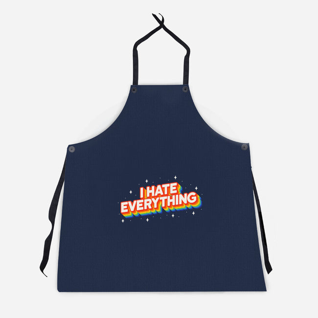 I Hate Everything Rainbow-Unisex-Kitchen-Apron-Melonseta