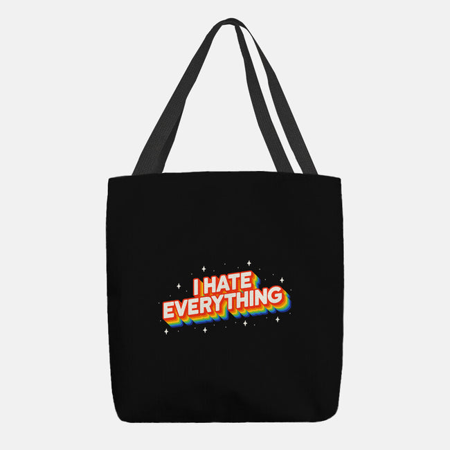 I Hate Everything Rainbow-None-Basic Tote-Bag-Melonseta