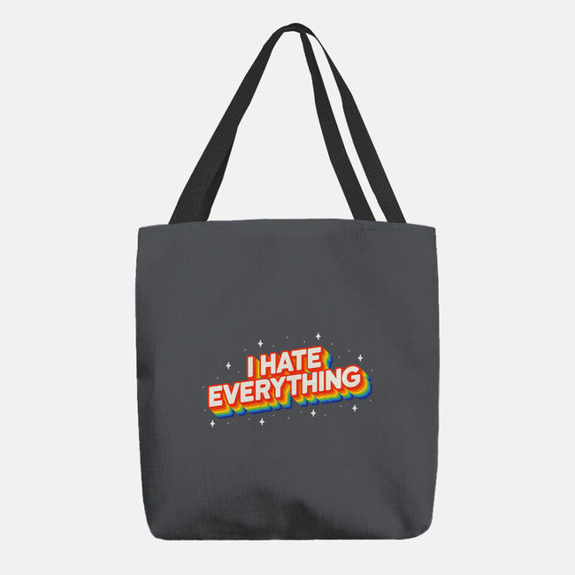 I Hate Everything Rainbow-None-Basic Tote-Bag-Melonseta