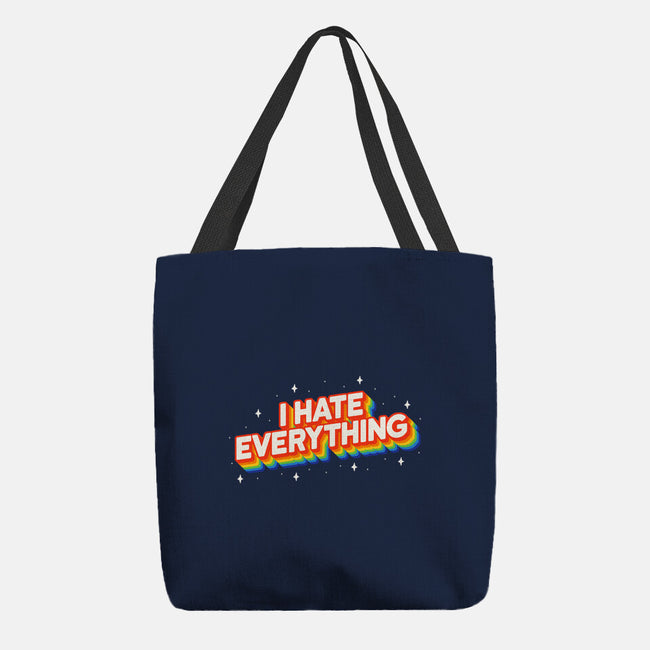 I Hate Everything Rainbow-None-Basic Tote-Bag-Melonseta