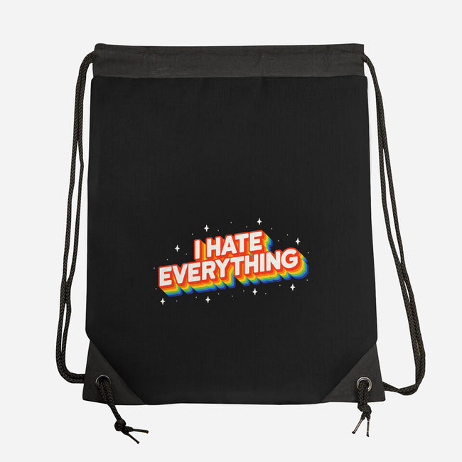 I Hate Everything Rainbow-None-Drawstring-Bag-Melonseta