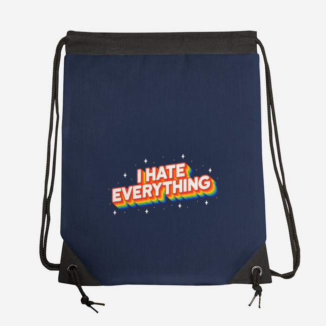 I Hate Everything Rainbow-None-Drawstring-Bag-Melonseta