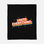 I Hate Everything Rainbow-None-Fleece-Blanket-Melonseta