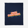 I Hate Everything Rainbow-None-Fleece-Blanket-Melonseta