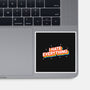 I Hate Everything Rainbow-None-Glossy-Sticker-Melonseta