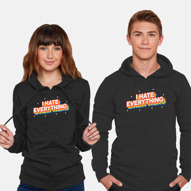 I Hate Everything Rainbow-Unisex-Pullover-Sweatshirt-Melonseta