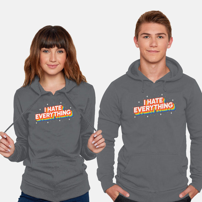 I Hate Everything Rainbow-Unisex-Pullover-Sweatshirt-Melonseta