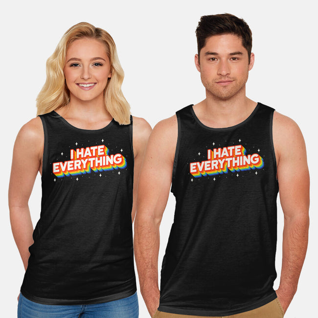 I Hate Everything Rainbow-Unisex-Basic-Tank-Melonseta