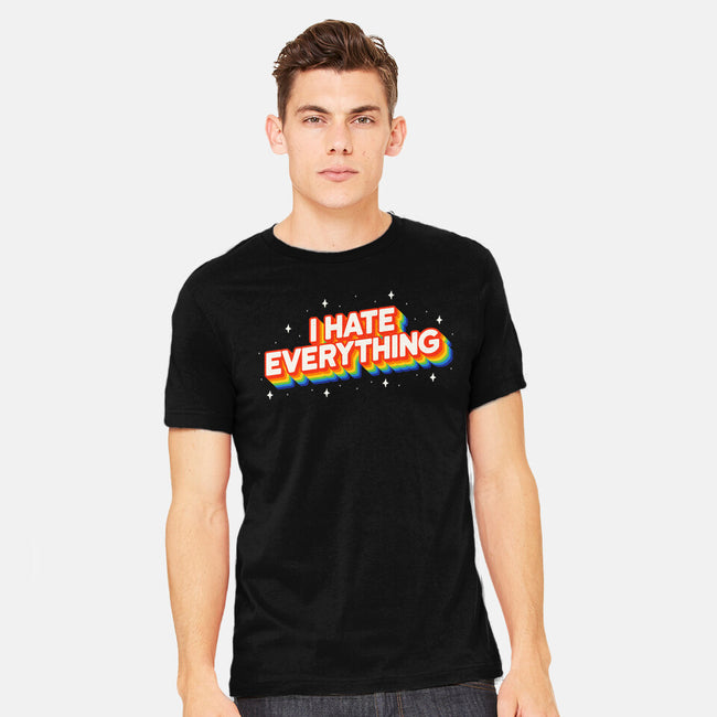 I Hate Everything Rainbow-Mens-Heavyweight-Tee-Melonseta