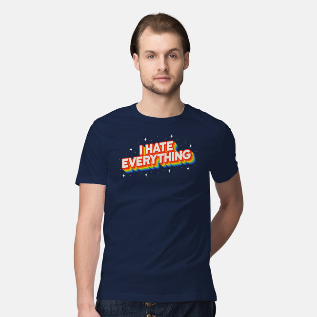 I Hate Everything Rainbow-Mens-Premium-Tee-Melonseta