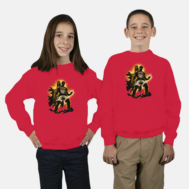 Dungeon Survivor-Youth-Crew Neck-Sweatshirt-hypertwenty