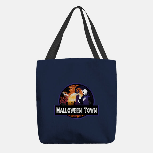 Halloween Town Park-None-Basic Tote-Bag-dandingeroz