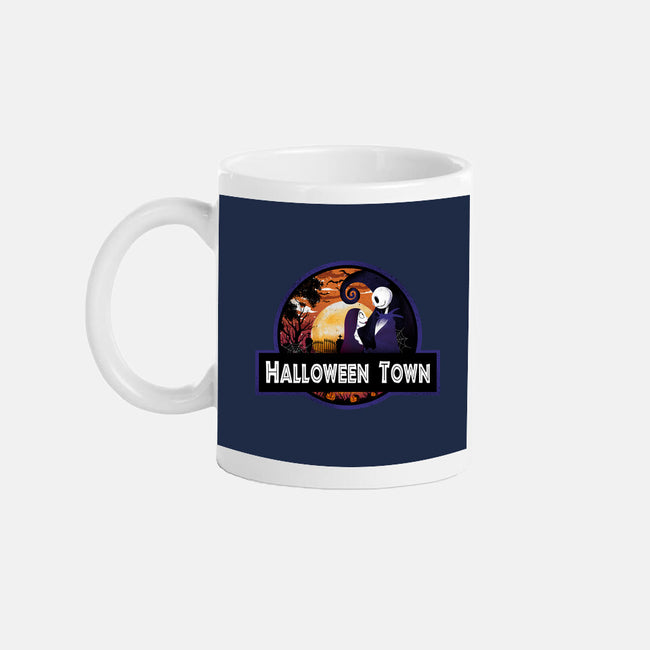Halloween Town Park-None-Mug-Drinkware-dandingeroz