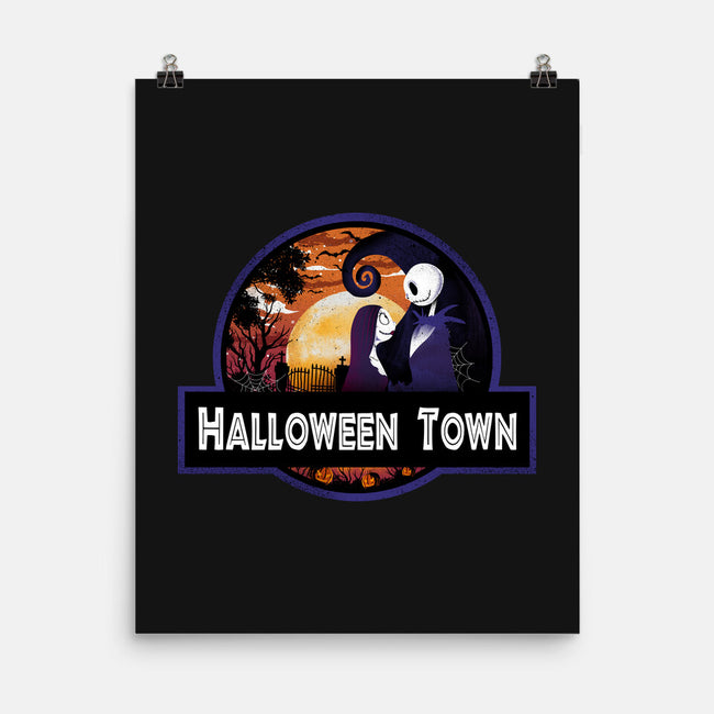 Halloween Town Park-None-Matte-Poster-dandingeroz