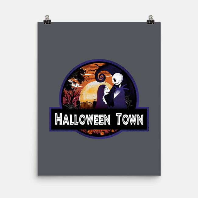 Halloween Town Park-None-Matte-Poster-dandingeroz
