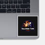 Halloween Town Park-None-Glossy-Sticker-dandingeroz
