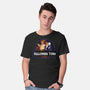 Halloween Town Park-Mens-Basic-Tee-dandingeroz