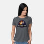 Halloween Town Park-Womens-Basic-Tee-dandingeroz
