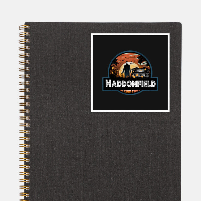 Haddonfield Park-None-Glossy-Sticker-dandingeroz