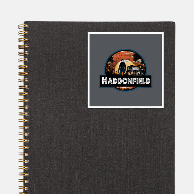 Haddonfield Park-None-Glossy-Sticker-dandingeroz