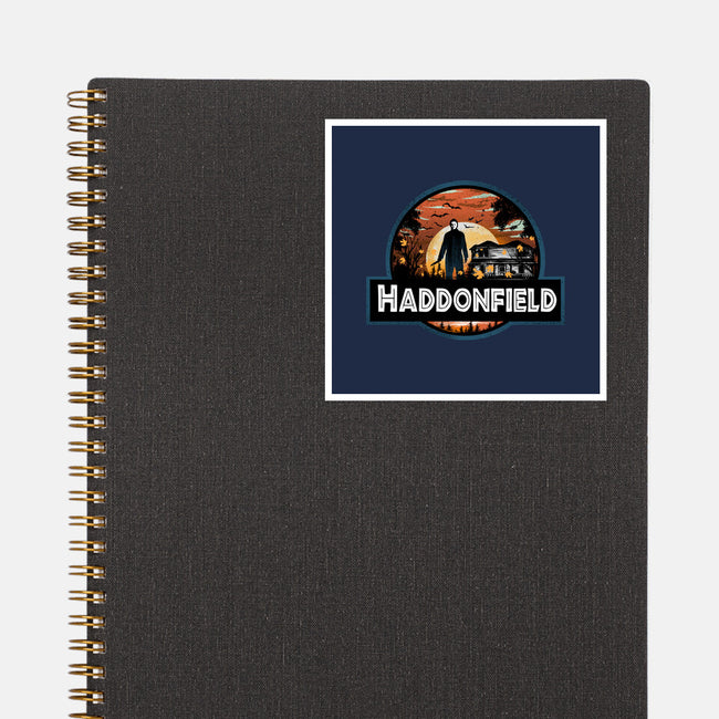 Haddonfield Park-None-Glossy-Sticker-dandingeroz