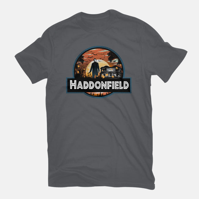 Haddonfield Park-Unisex-Basic-Tee-dandingeroz