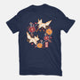 Origami Foxes-Womens-Basic-Tee-NemiMakeit