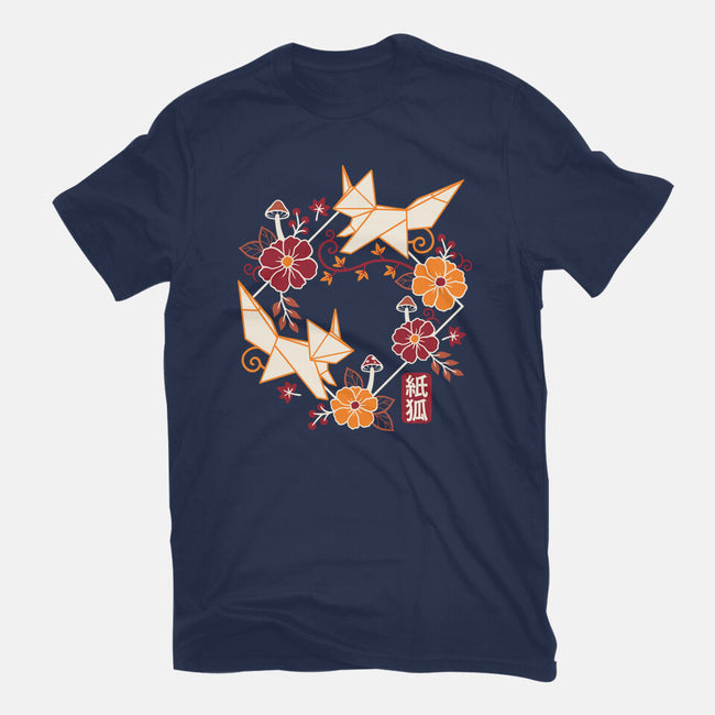 Origami Foxes-Youth-Basic-Tee-NemiMakeit