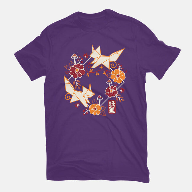 Origami Foxes-Mens-Basic-Tee-NemiMakeit