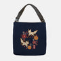 Origami Foxes-None-Adjustable Tote-Bag-NemiMakeit