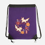 Origami Foxes-None-Drawstring-Bag-NemiMakeit