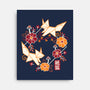 Origami Foxes-None-Stretched-Canvas-NemiMakeit