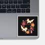 Origami Foxes-None-Glossy-Sticker-NemiMakeit