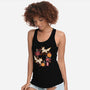 Origami Foxes-Womens-Racerback-Tank-NemiMakeit