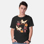 Origami Foxes-Mens-Basic-Tee-NemiMakeit