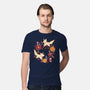 Origami Foxes-Mens-Premium-Tee-NemiMakeit