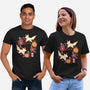 Origami Foxes-Unisex-Basic-Tee-NemiMakeit