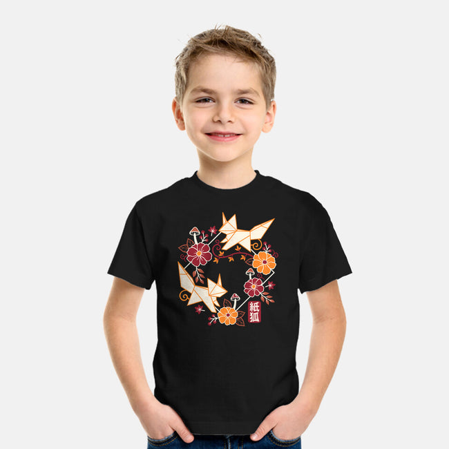Origami Foxes-Youth-Basic-Tee-NemiMakeit